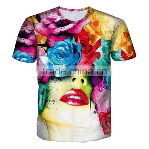Wholesale Custom Logo 3d Sublimation Printed T-shirt,blank Printing 3d t Shirt From China Supplier's Choice thumbnail-5