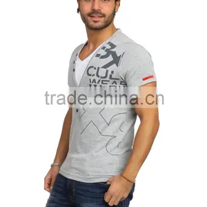 Customs Printed 100% Cotton T-shirt 2014 thumbnail-2