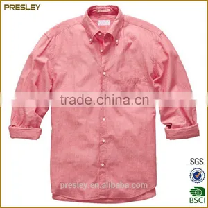 2016 Wholesale Latest Designs Pink Men New Models Mens Dress Shirts thumbnail-2