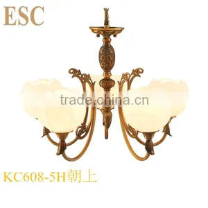 The SPANISH Marble Copper Chandelier thumbnail-2