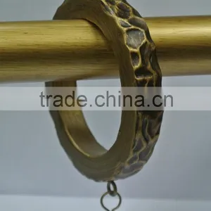 Designer Drapery Rods And Rings With Clips For 1", 1-1/4" and 1-1/2" Curtain Rods thumbnail-4