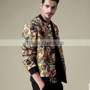 The 2015 Men's Casual Fashion Print Hooded Jacket thumbnail-1
