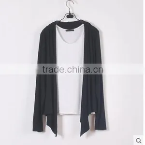 European Style Modal Female Long-sleeved Cardigan Jacket Air Conditioning Shirt Thin Coat Solid Color Women Cardigan thumbnail-2