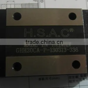 HSAC Brand Linear Guideway GH20 With Square Block GHH20 Imported From Taiwan thumbnail-1