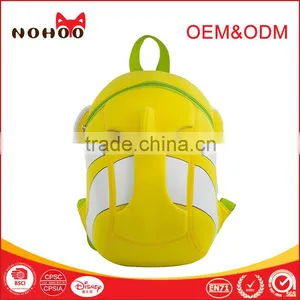 NOHOO Ultra-light Colorful Waterproof Neoprene Student Cartoon Kids School Bag Supplier's Choice thumbnail-3