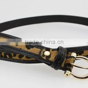 NEW Casual PU Belt for Fashion Dress With PU Faux Fur Leather China Factory Wasit Belt for Lady thumbnail-6