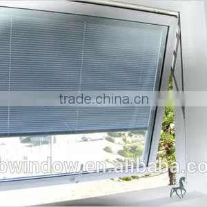 Residential PVC Window Blind Inside the Glass,hollow Shutter Glass Window thumbnail-1