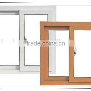 Anti-aging Nonflammable PVC Profile Tempered Glass Sliding Window thumbnail-1