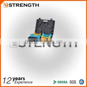 VINYL/NEOPRENE DUMBBELL SET,12KG,colorful Dumbbell Set thumbnail-4