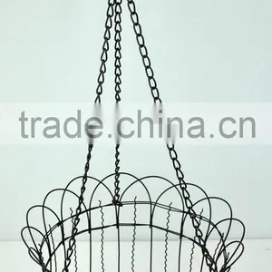 Industrial Indoor/outdoor Wire Hanging Basket thumbnail-1