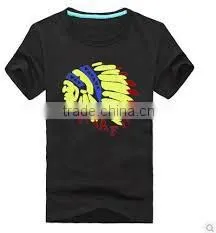 Black Printed T-shirt for Men thumbnail-1