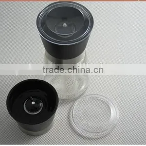 Ceramic Grinder With Glass Bottle thumbnail-1