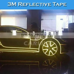 1.5CMx45.7M 3M Removable Vinyl Sticker Real 3M Reflective Car Sticker thumbnail-6