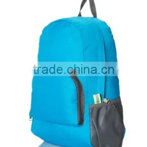 Easy Carry Polyester Foldable Travel Backpack With Two Layers thumbnail-2