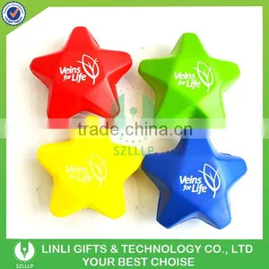Custom Star Shape Promotional PU Stress Ball Toy thumbnail-1