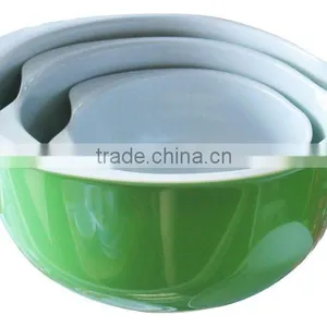Two Tone Plastic Mixing Bowl thumbnail-1