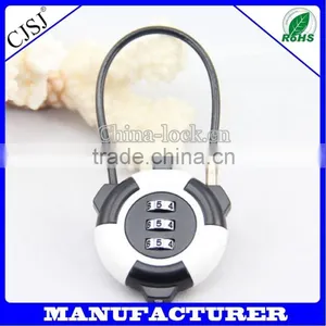 Wholesale Mini 3 Digit Combination Luggage Bag Suitcase Security Code Lock CH-839 thumbnail-1