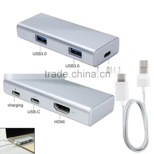 Newest Multi Functional Type C Adapter USB-C 3.1 HUB for Macbook thumbnail-1
