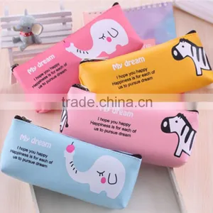 Latest Animal pu Leather Pencil Case , Pencil Bag Made in China thumbnail-1
