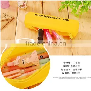 Fashion Design Silicone Pencil Shape Pencil Case thumbnail-2