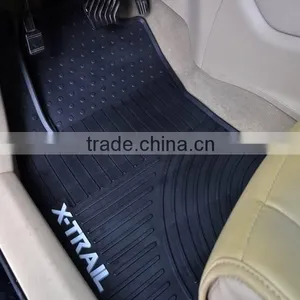 OEM Full Set Position Branded Logo Auto Car Floor Mats For NISSAN X-TRAIL thumbnail-3