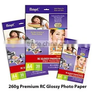 260GSM Premium High Glossy Inkjet Photo Paper(RC Base) thumbnail-1