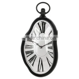 2016 New Products Roman Retro Wall Clock, Newest Melting Distorted Design Wall Clock Quality Choice thumbnail-1