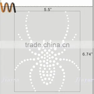 Wholesales and Customized Spider Hot Fix Stone Motifs Design Sticker thumbnail-3