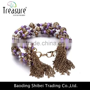 Fashion Jewelry Hot Selling Multi-layer Simple and Elegant Zinc Alloy Fashion Jewelry Bracelets thumbnail-1