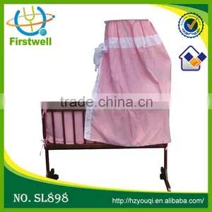 European Styled Custom Made Foldable Baby Cribs Bedding Set thumbnail-1