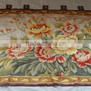 Imitate Handmade Embroidery Chinese Style Tapestry Wall Hanging thumbnail-1