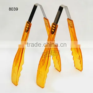 8039 BAKEST High Quality S/S+Plastic Food Tongs/metal Salad Tongs/Metal Tongs thumbnail-1