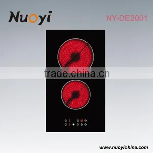 Convenient Black Ceramic Panel Large Induction Cooker With Knob Control thumbnail-3