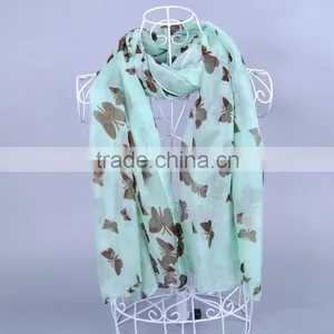 ButterFly Women Scarf Voile Scarves 180*90 Pashmina thumbnail-5
