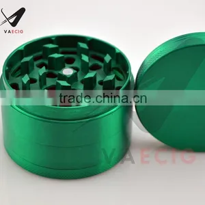 Hottest Smoking Herb Grinder Wholesale CNC Teeth 63mm 4 Parts High Quality Zinc Alloy Herb Grinder Free LOGO in Shock thumbnail-4