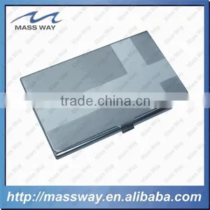 Laser Engraved Brushed Stainless Steel Business Card Holder thumbnail-2