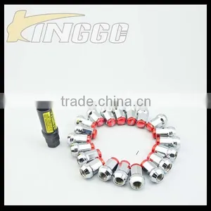 Auto 35mm Iron Wheel Racing Max Guard Colored Lug Nuts 20pcs/set For Car thumbnail-5