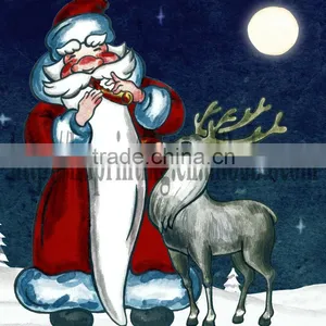 Christmas Night Led Light Canvas Decoration thumbnail-1