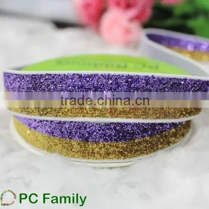 Fashion Design Metallic Glitter Elastic Ribbon thumbnail-1
