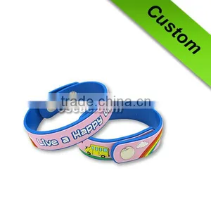 Custom Plastic Rubber Wristbands for Events thumbnail-1
