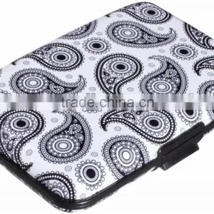 Luckiplus Inventory Sliver Pattern Aluminum Wallets Identity Theft Blocker thumbnail-4