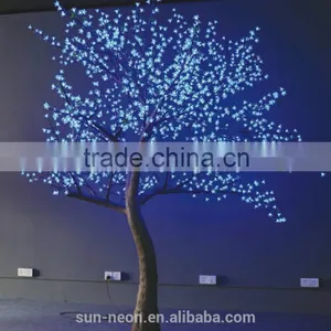 2.5m High Simulation Led Artificial Cherry Blossom Tree With Leaves For Decoration thumbnail-3