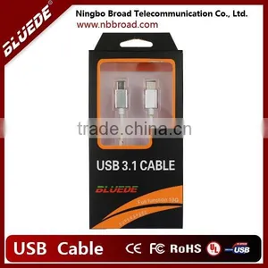 USB 3.1 Type C Cable C Male to C Male With Multicolor thumbnail-1