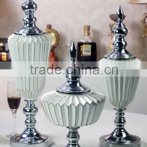Hot Sale Wedding Decoration Resin Vase thumbnail-1