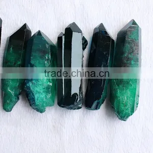 Rainbow Aura Quartz Points Crystals Healing Stones thumbnail-5