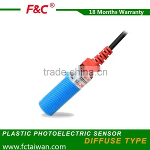 F&C DR18RI-S40N R2M M18 40cm Sensing Diffuse Photoelectric Sensor thumbnail-1