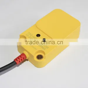 F3Q Series 40*40mm, 30mm Long Sensing Range Top Sensing Inductive Proximity Sensor, With Red Protected Tube. thumbnail-6