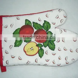 Customized Gloves Design Printing Kitchen Oven Mitt Wholesale thumbnail-2