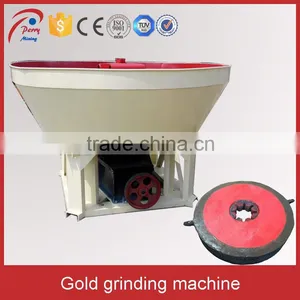 Sudan Popular Double Wheel Dressing Gold Grinding Machine, Rock Gold Grinding Mill, Wet Pan Mill Quality Choice thumbnail-1
