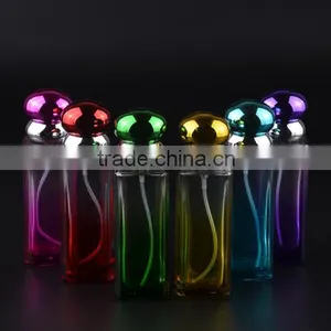 Portable Travel 30 ml Square Glass Pink Perfume Bottle Perfume Spray Bottle thumbnail-6